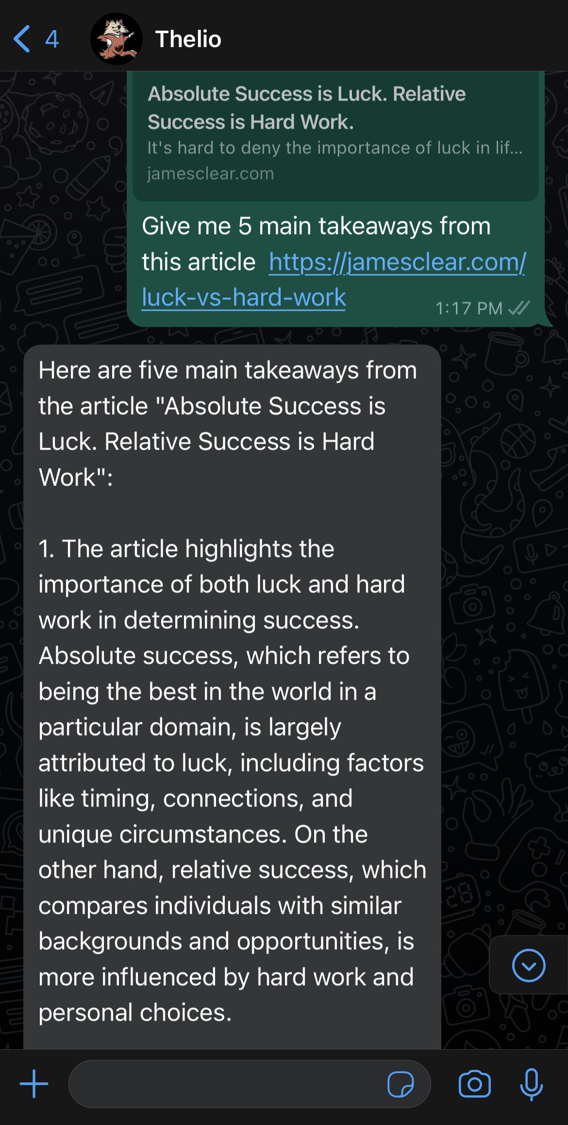 Media Thelio - Chatgpt dengan pelayaran web masa nyata di WhatsApp 7