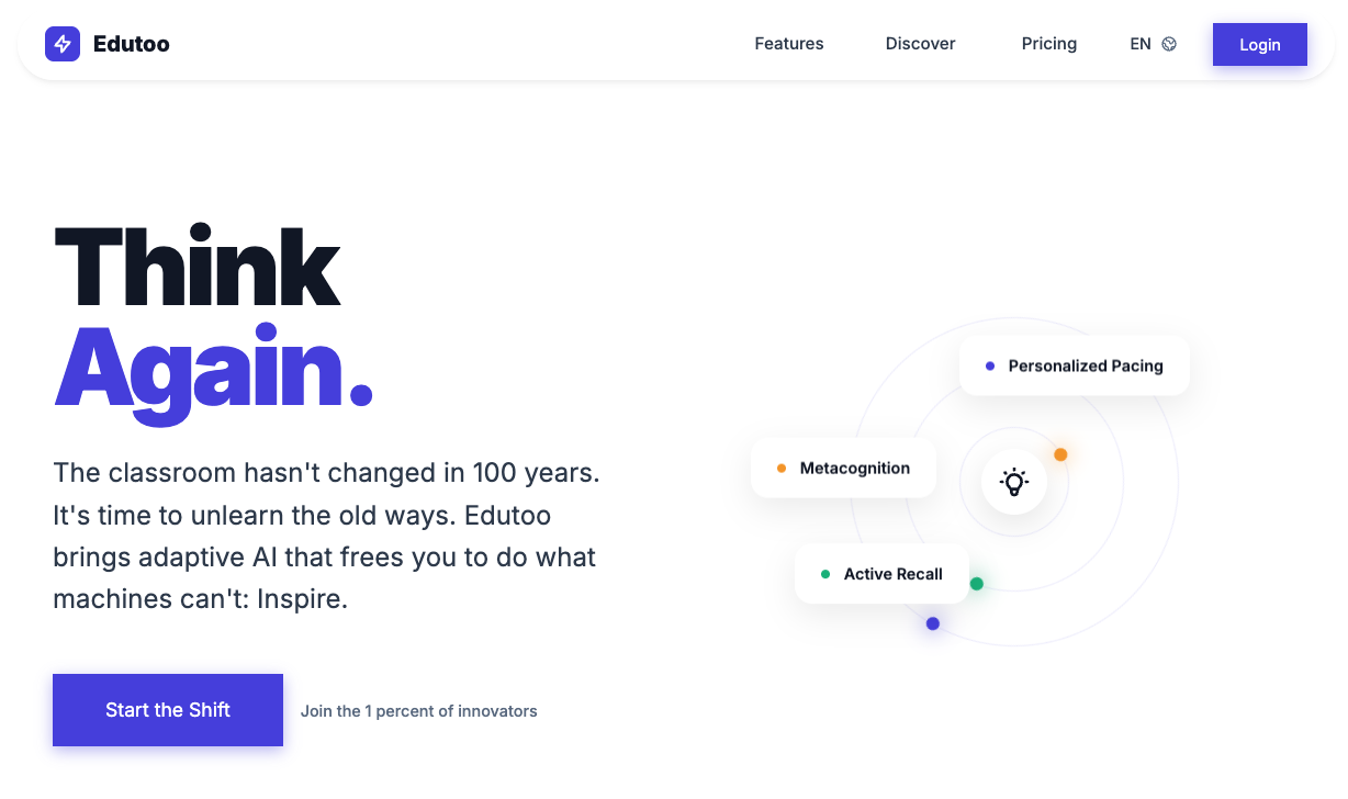 EduToo — AI Learning Platform gallery image