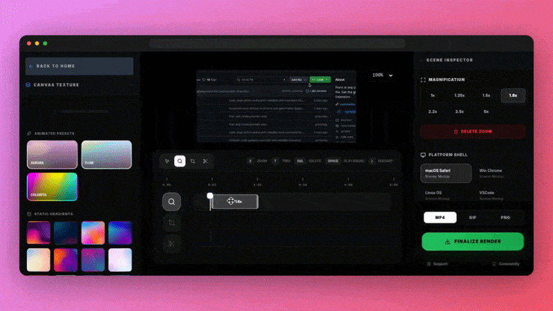 Scenify - Screenshot 3 showing product features and functionality
