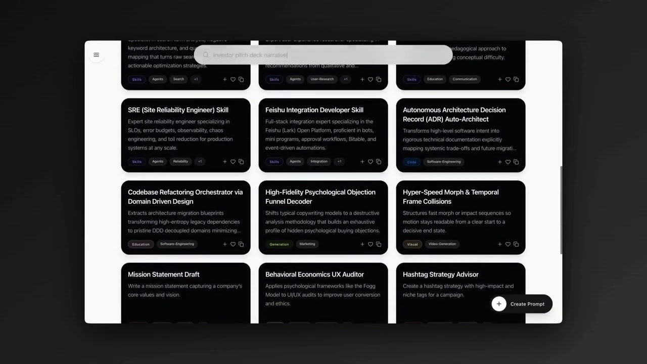 The Prompt Library gallery image