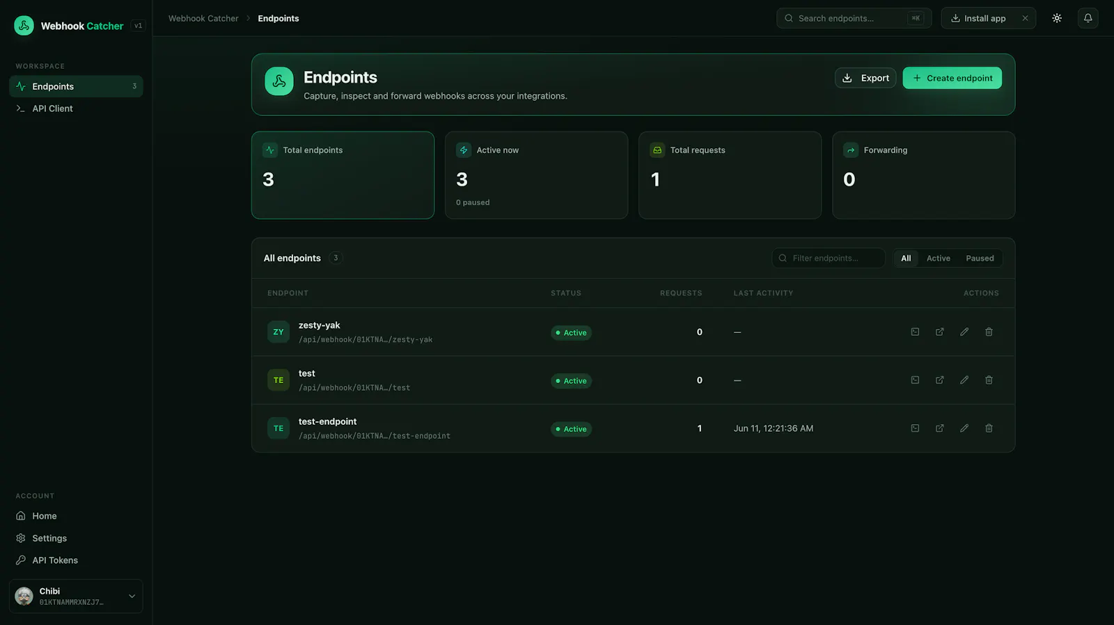 Webhook Catcher screenshot 5