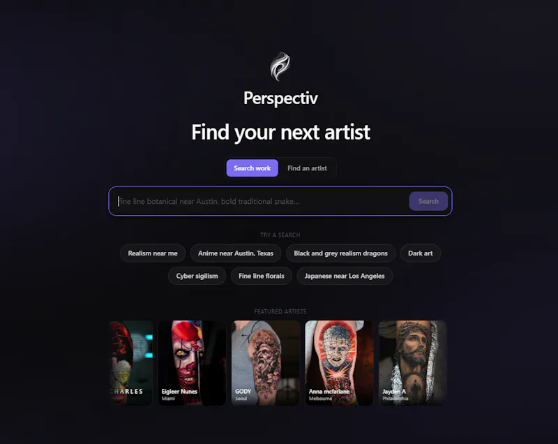 Perspectiv screenshot 1