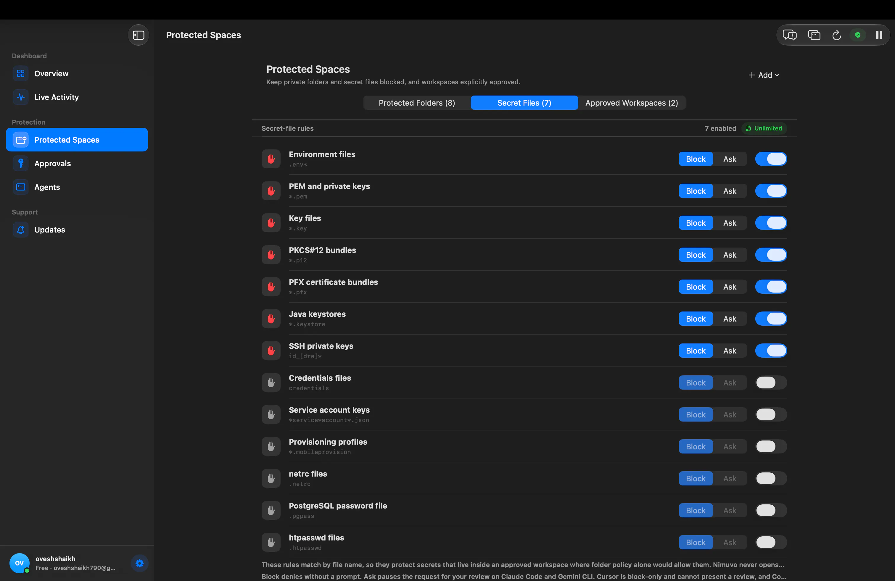 Nimuvo — AI Safety Layer for macOS gallery image