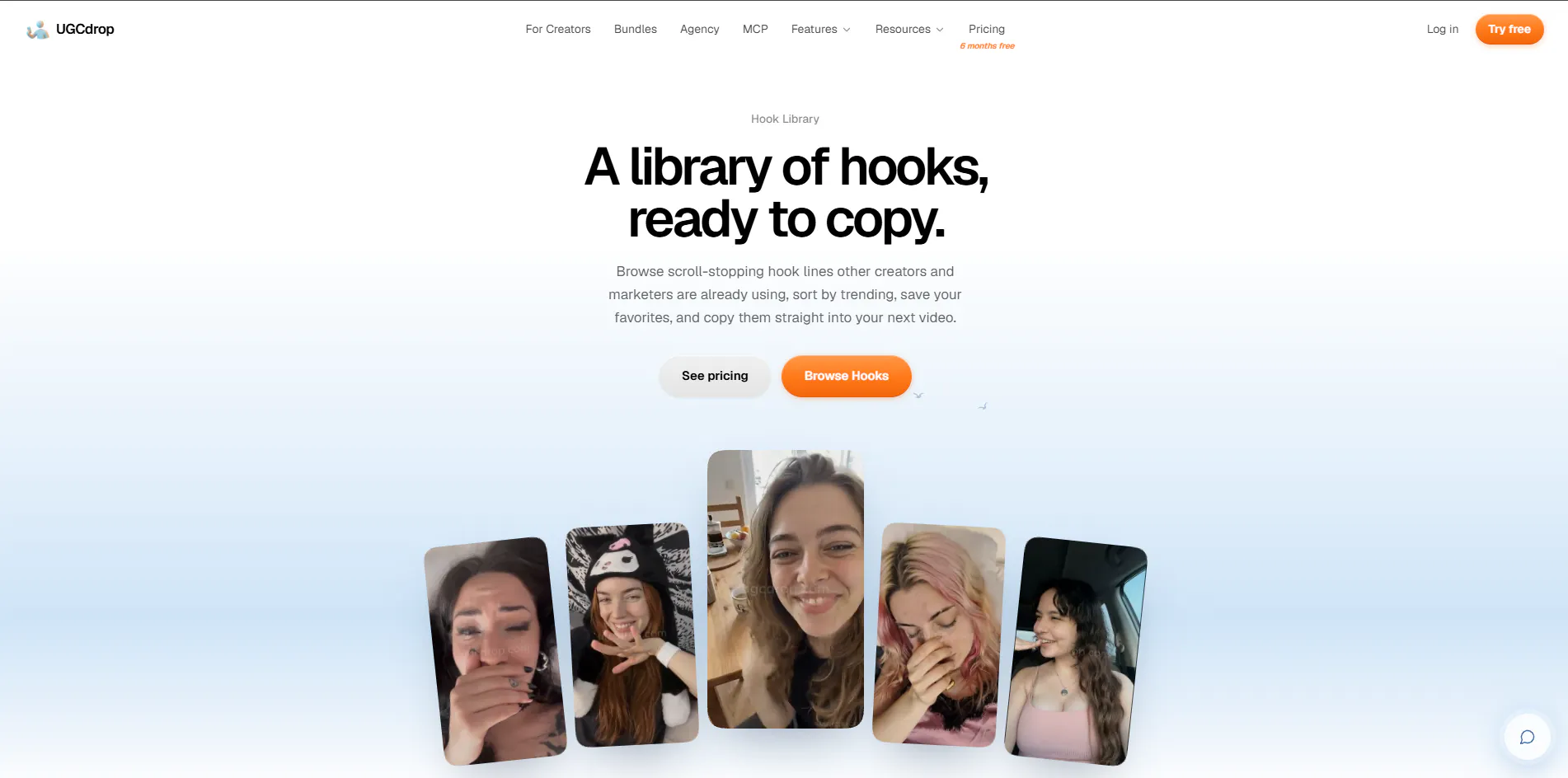 UGCdrop - Text Hook Library gallery image