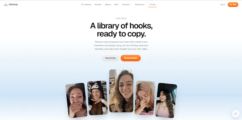 UGCdrop - Text Hook Library screenshot 3