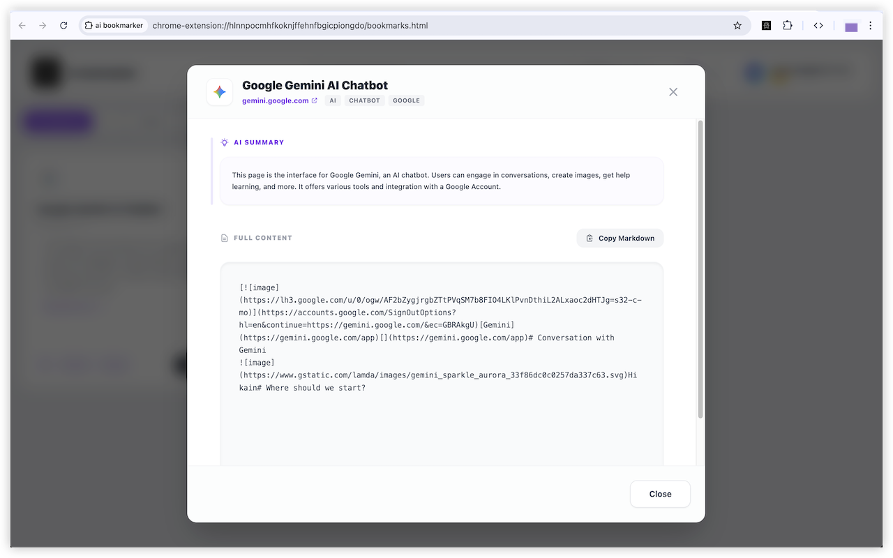 AIBookmarker 2.0: Minimalist & Smarter gallery image