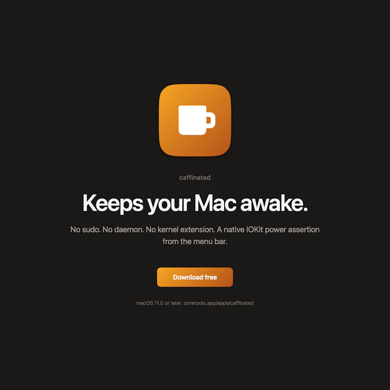 Caffinated screenshot 1
