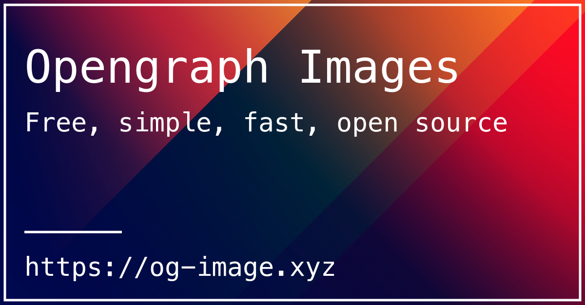 Opengraph Image Generator - An Easy Opengraph Image Generator That ...