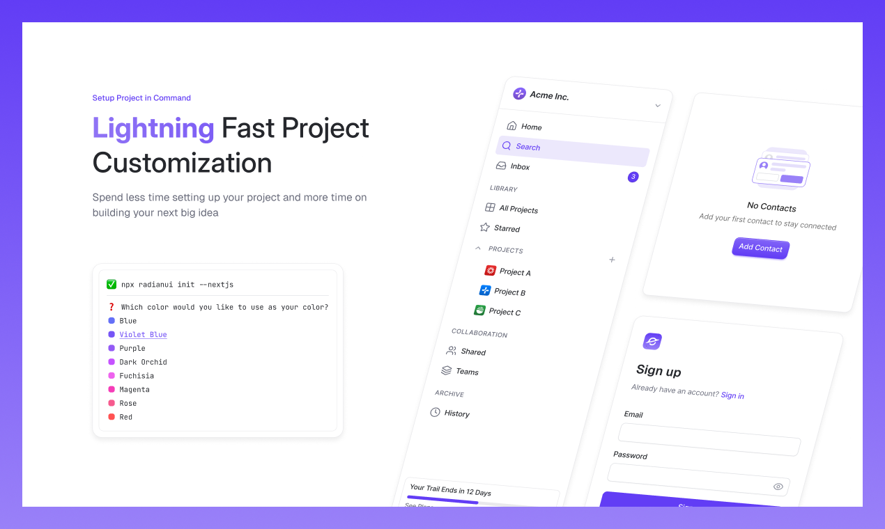 Radian OS - Screenshot 3 showing product features and functionality