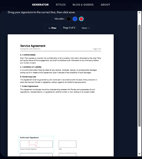 SigVela - Signature Generator gallery image