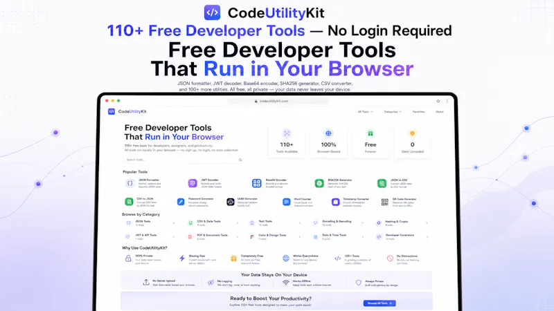 CodeUtilityKit screenshot 1