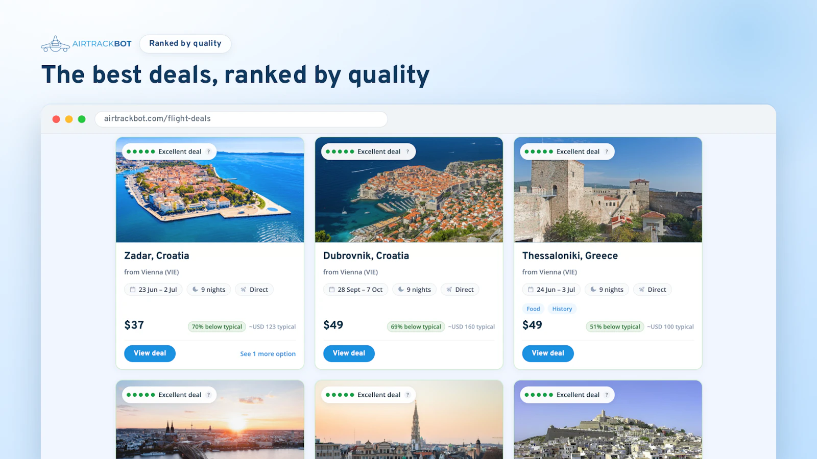AirTrackBot • Flight Deals screenshot 2
