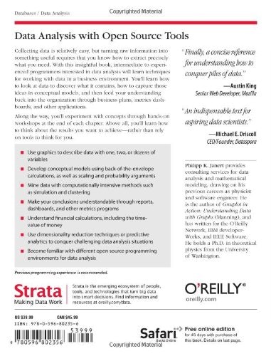 Data Analysis with Open Source Tools gallery image