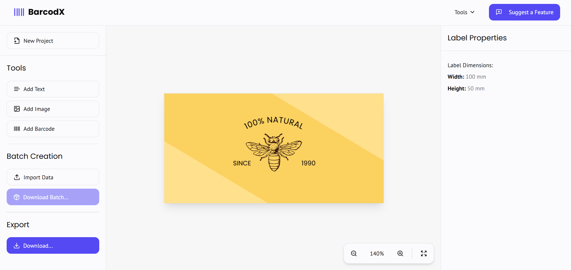 BarcodX - Screenshot 2 showing product features and functionality