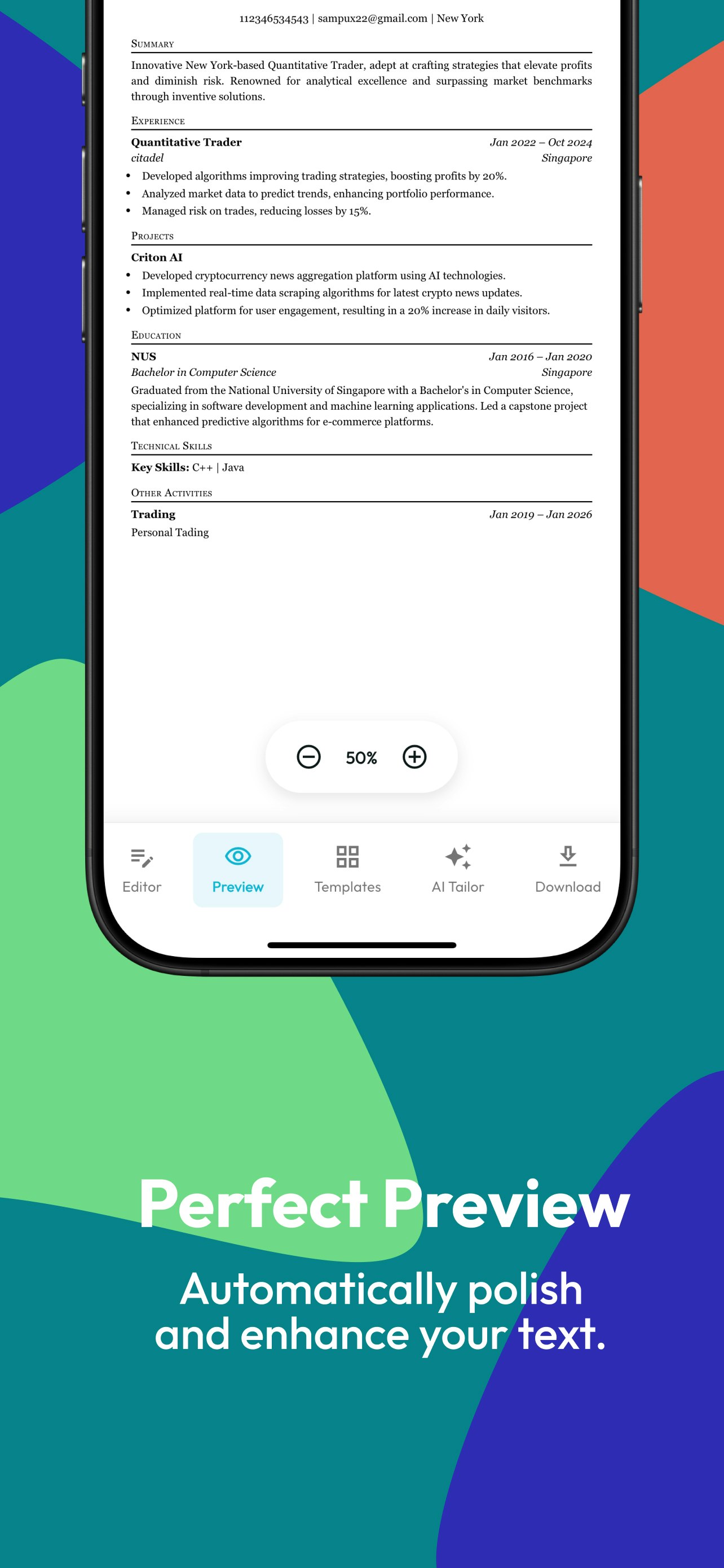 MakeResume gallery image