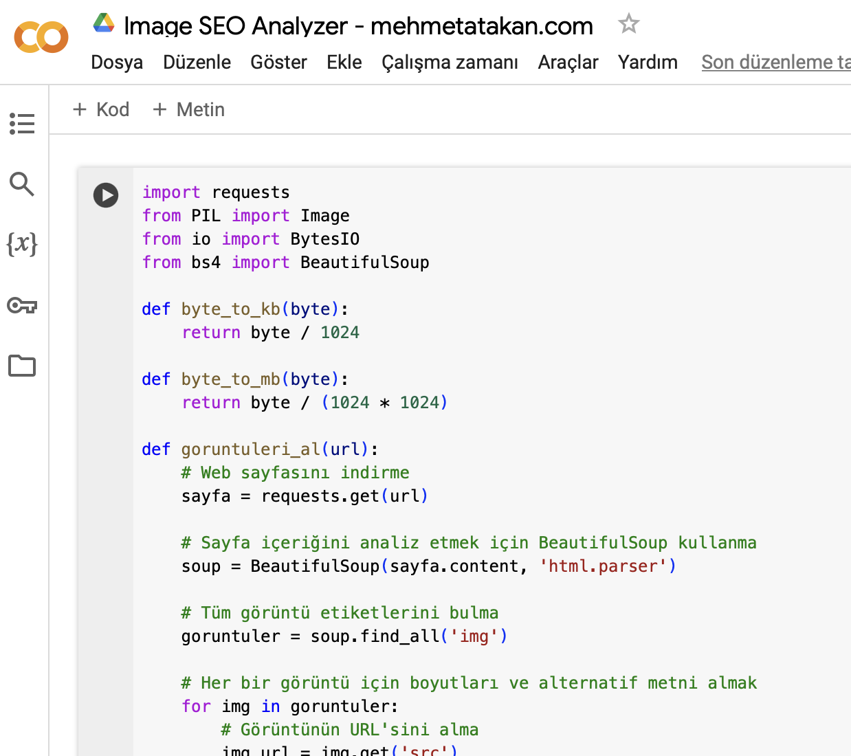 Image SEO Analyzer