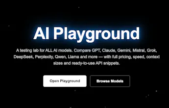AI Playground – Universal AI Model gallery image