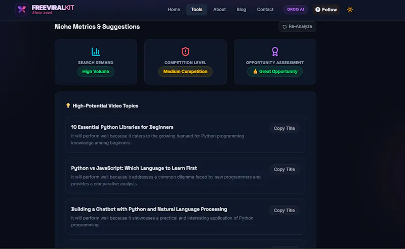 FreeViralKit screenshot 2