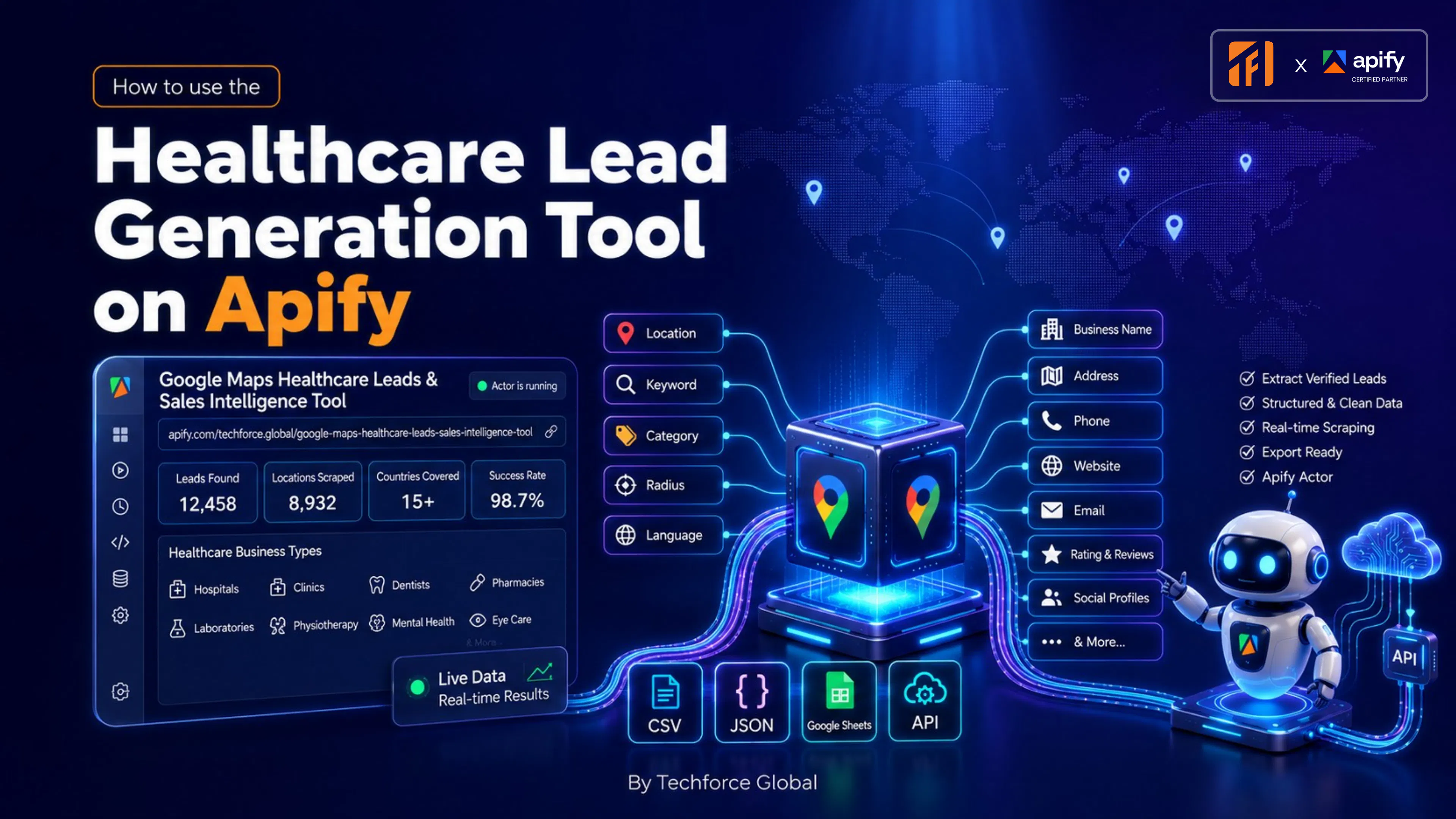 Google Maps Healthcare Lead Finder