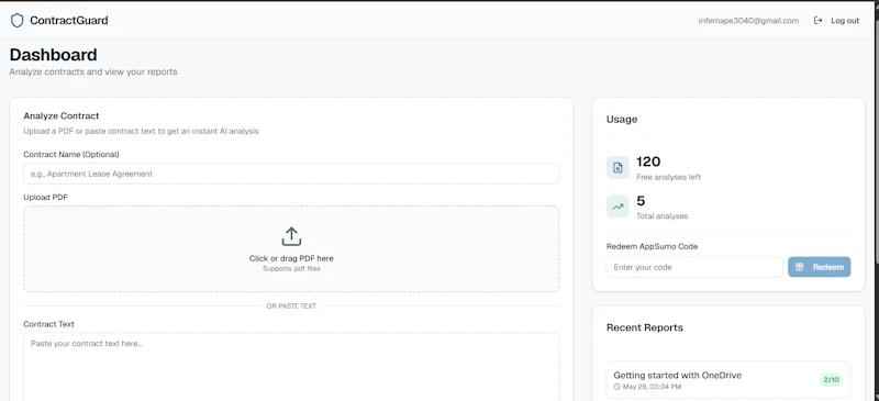 ContractGuard screenshot 1