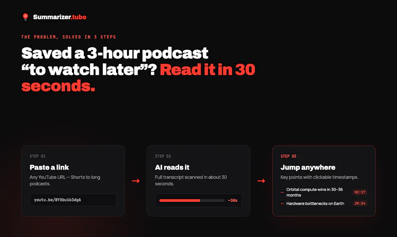 Summarizer.tube screenshot 3
