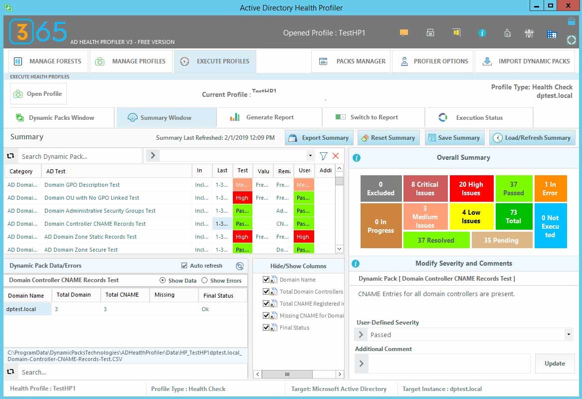 Active Directory Health Profiler gallery image