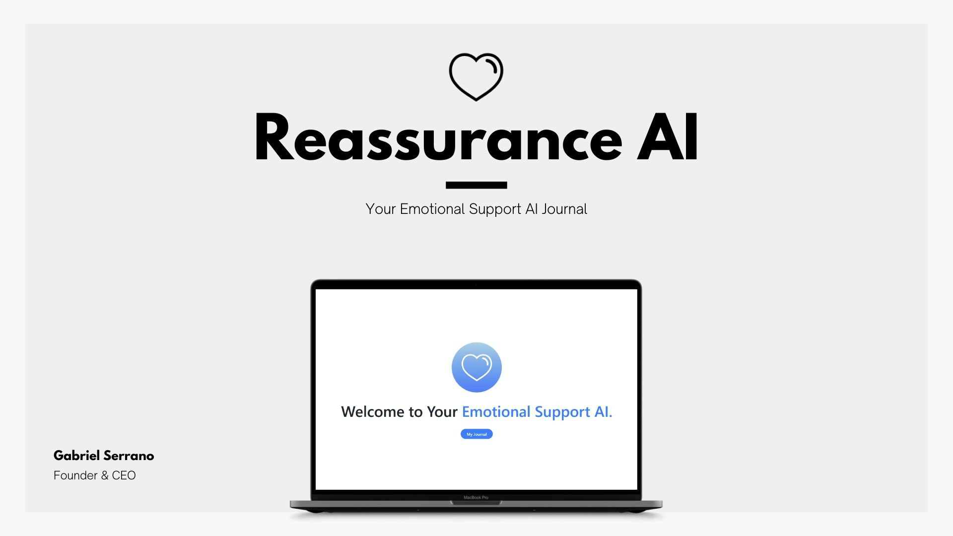 startuptile Reassurance AI (Beta)-Your emotional support AI journal