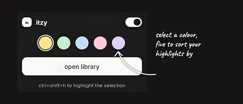 itzy — easy highlight and note screenshot 1