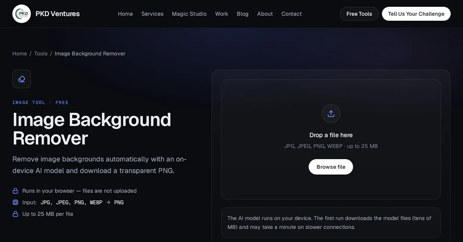 PKD Ventures Free AI Tools screenshot 3