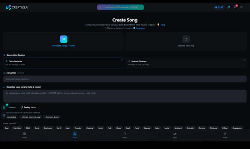Creatus Music  screenshot 3
