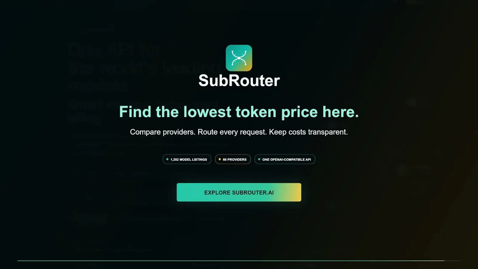 SubRouter screenshot 1 (video preview)