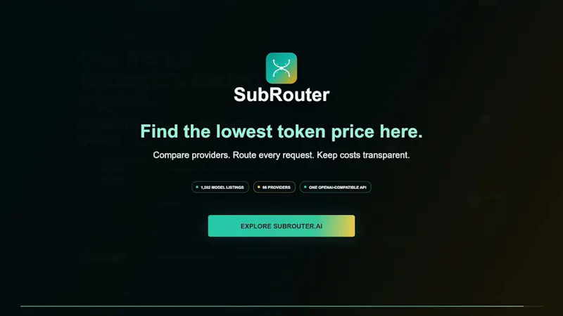 SubRouter screenshot 1 (video preview)