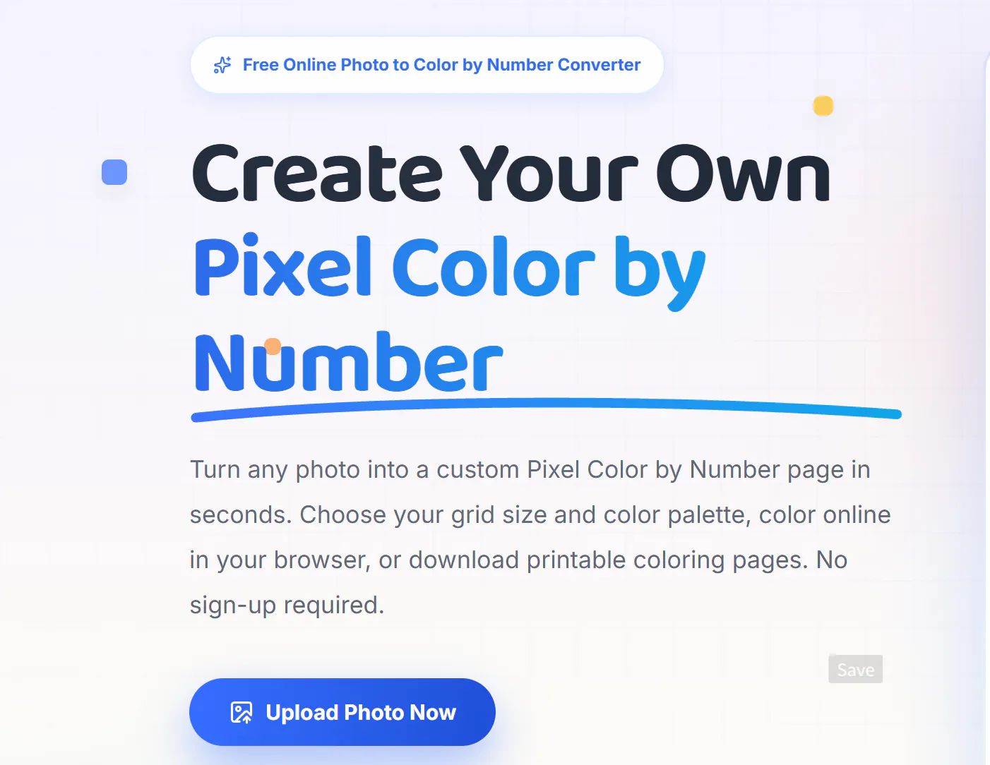 Pixel Art Color by Number gallery image