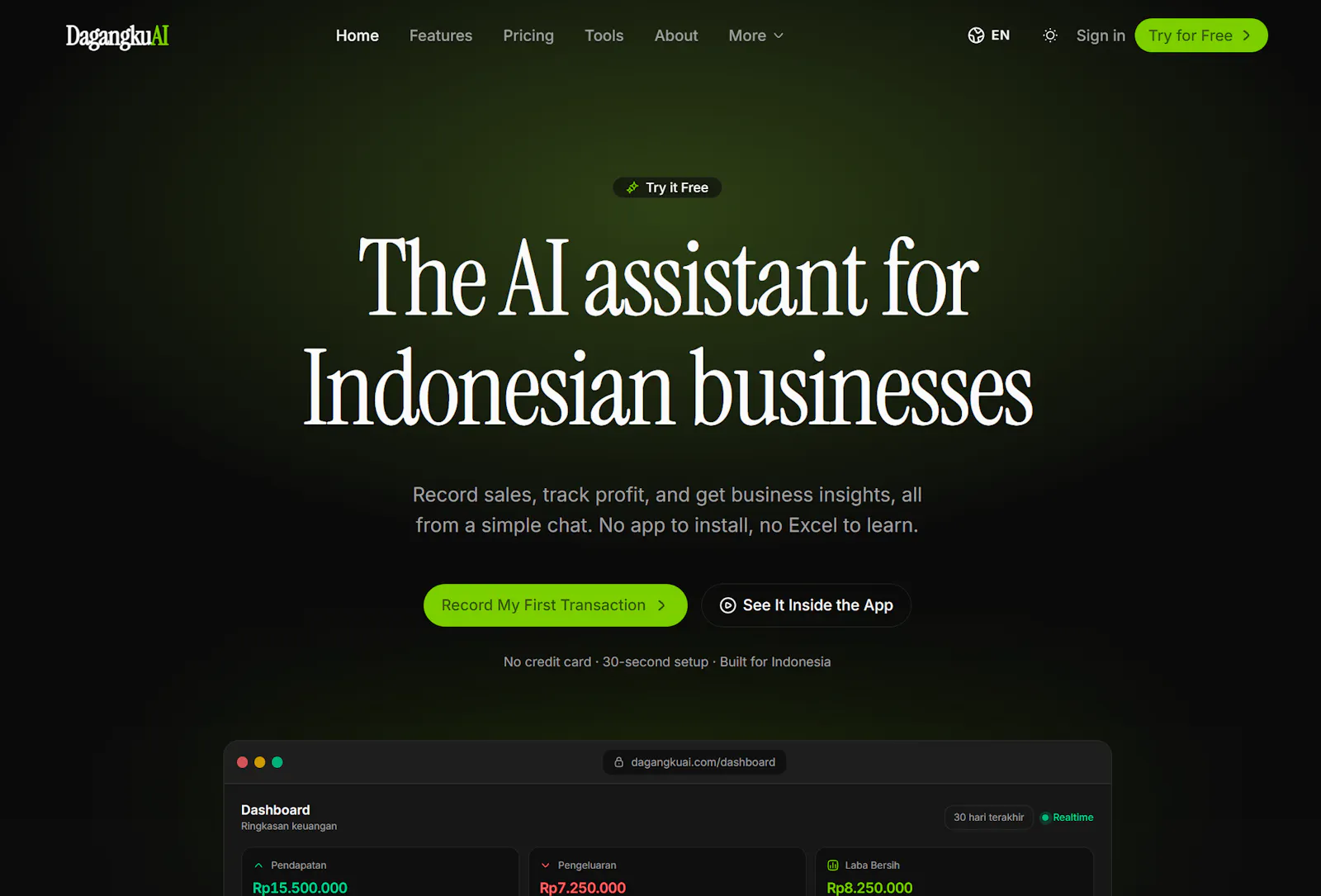 Dagangku AI screenshot 2