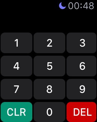 Watch Keypad Image