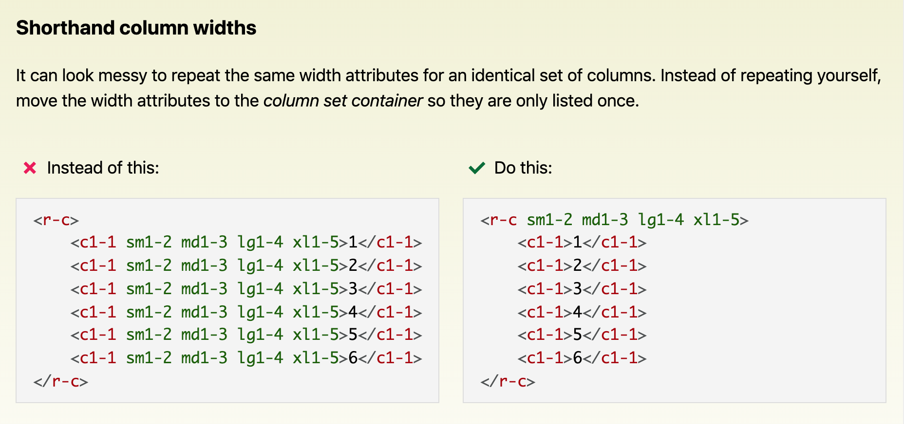 Responsive Columns Layout System gallery image