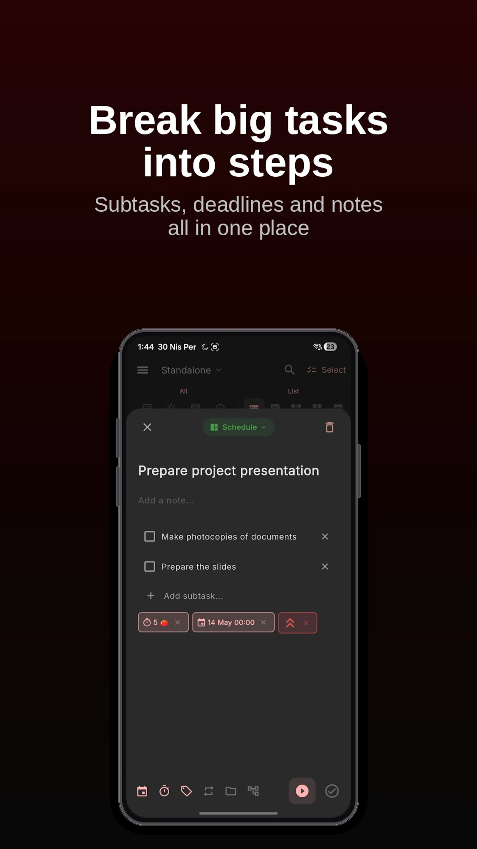 PomoPlan — Pomodoro, Tasks & Habits screenshot 6