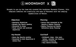 Moonshot OKR Notion Template media 1