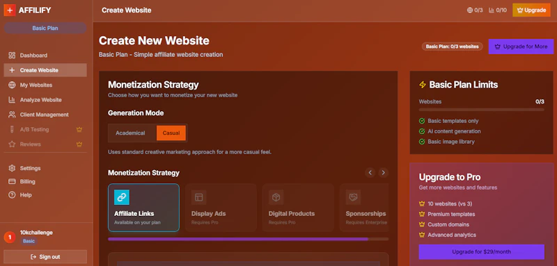 AFFILIFY screenshot 1