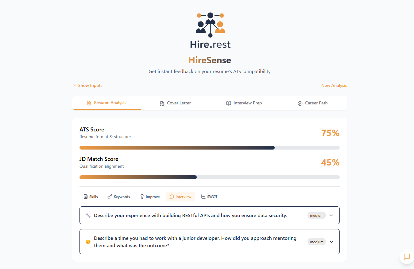 HireSense gallery image