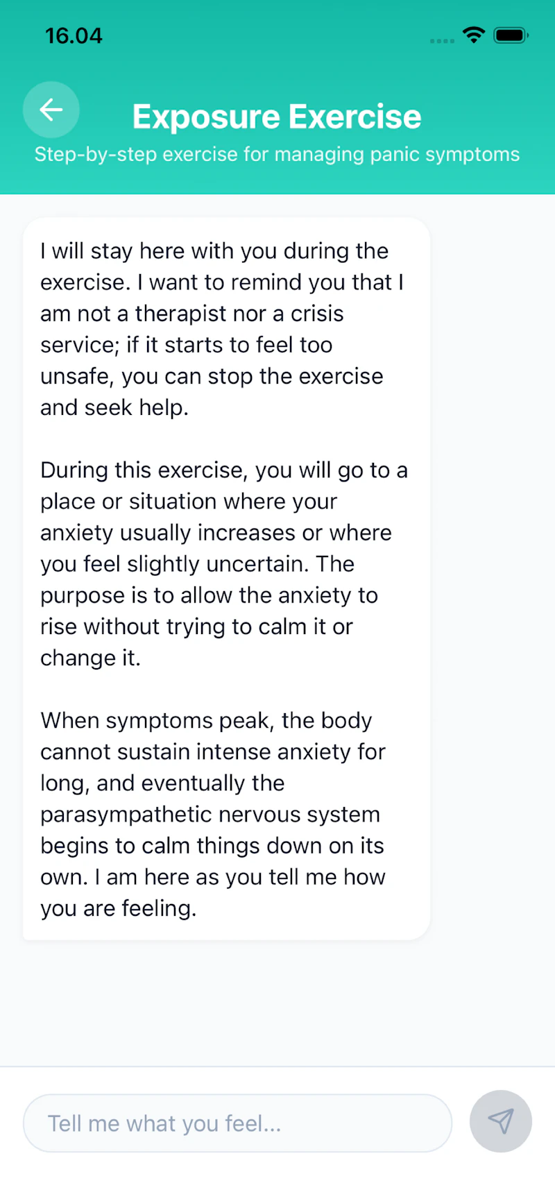Nefio – AI App for Panic Attack Relief screenshot 1