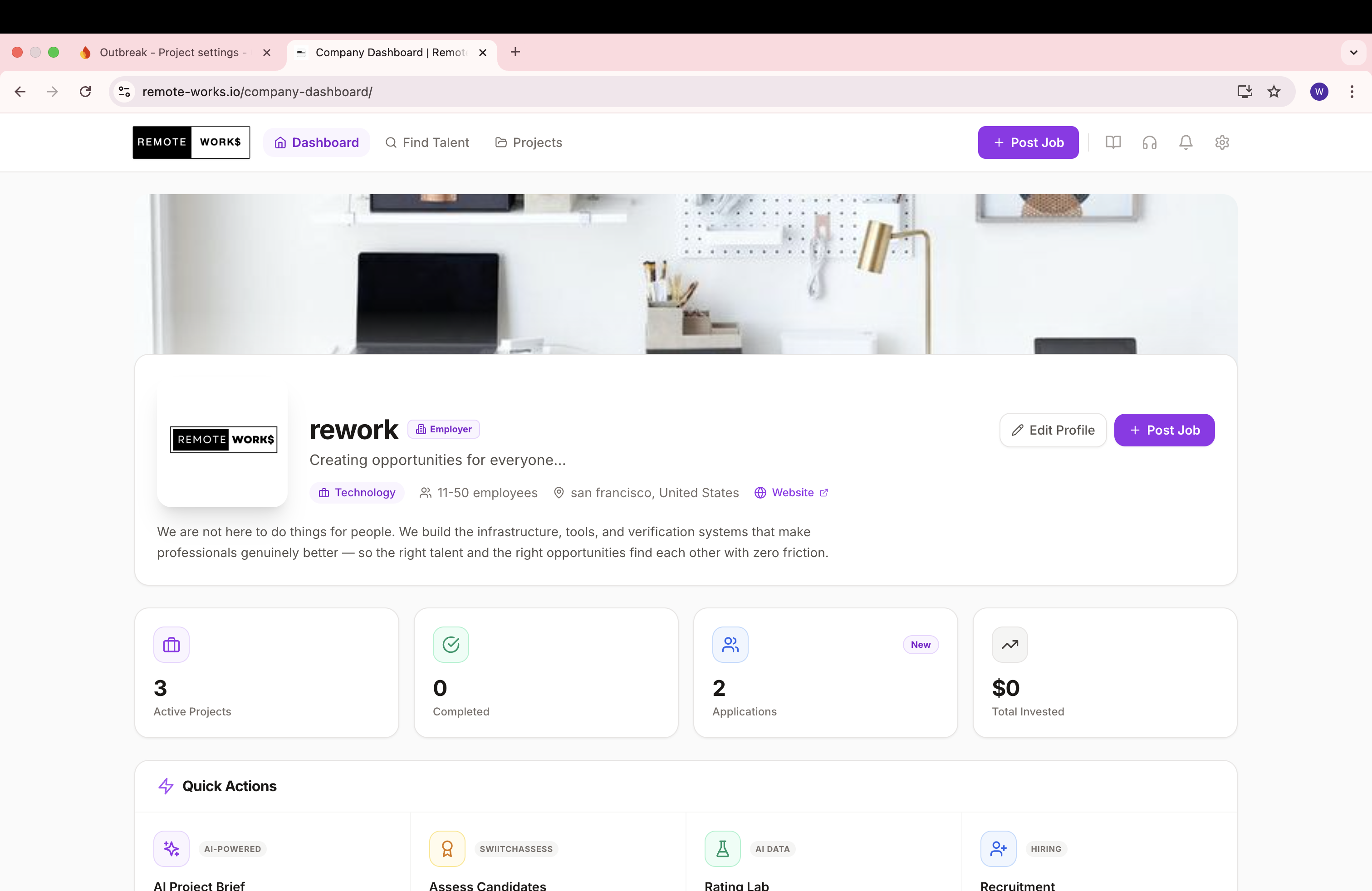 Remote Works - Screenshot 3 showing product features and functionality