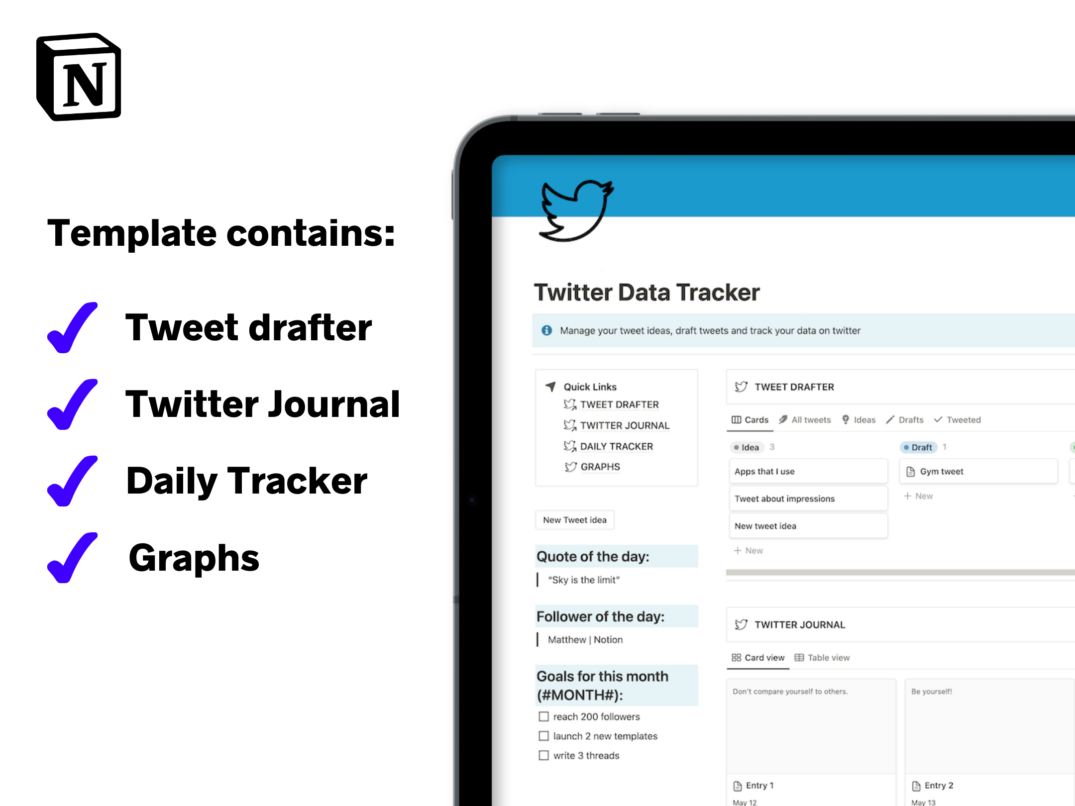 وسائط Twitter Twitter Tracker - حافظ على بيانات Twitter الخاصة بك في مكان واحد 2