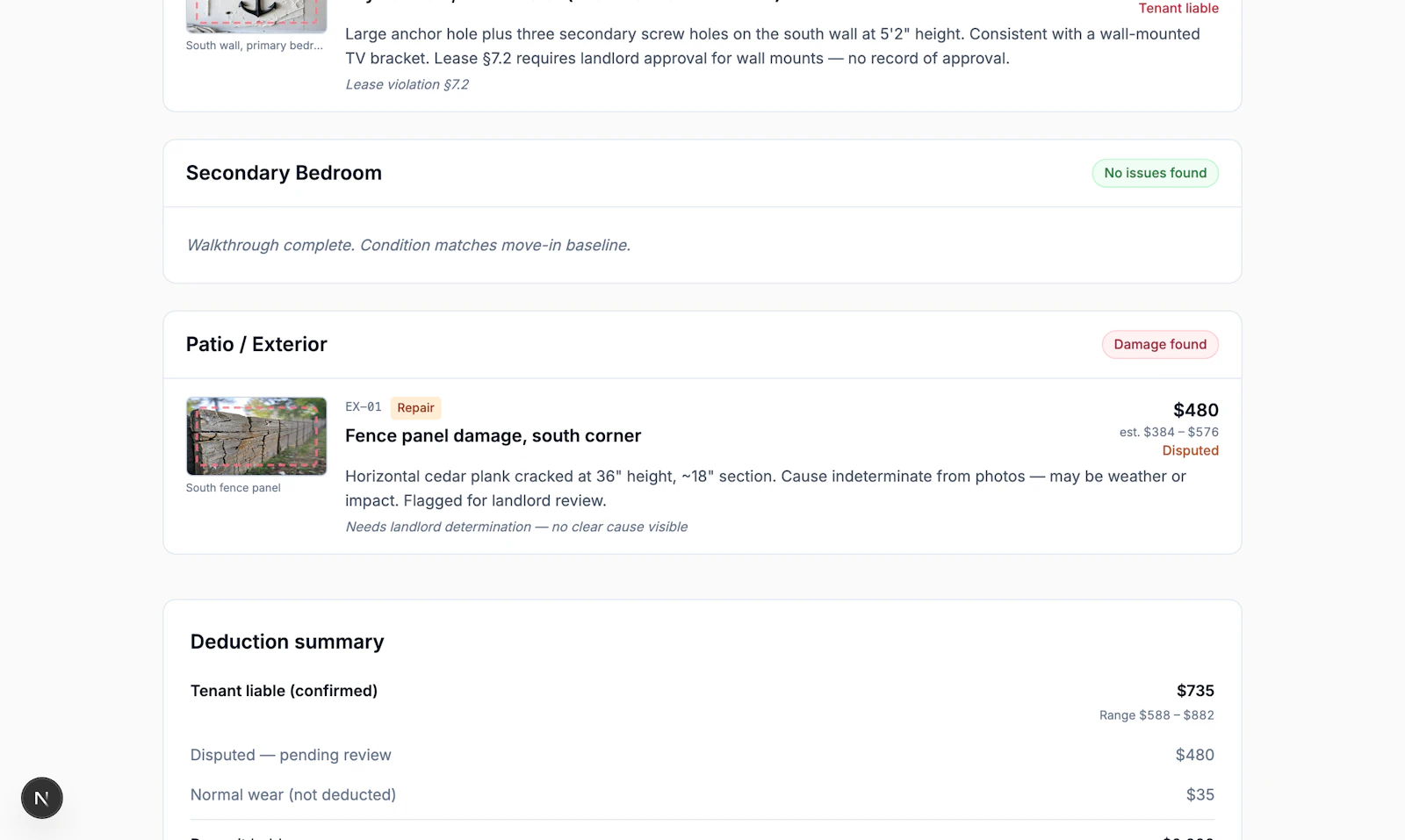 MoveOutReport screenshot 4