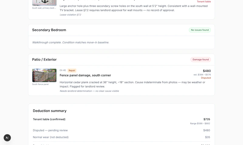 MoveOutReport screenshot 4