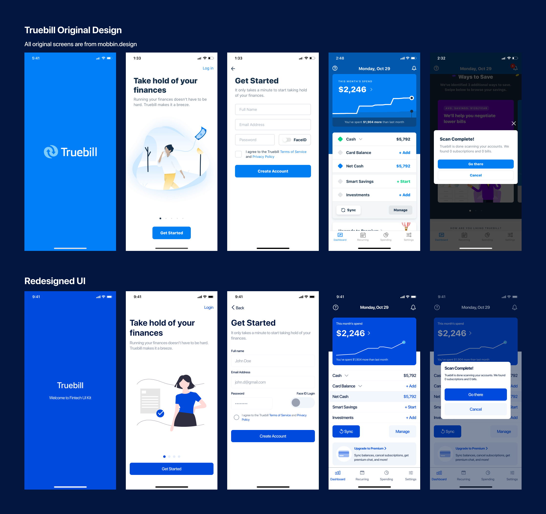 Fintech UI Kit gallery image