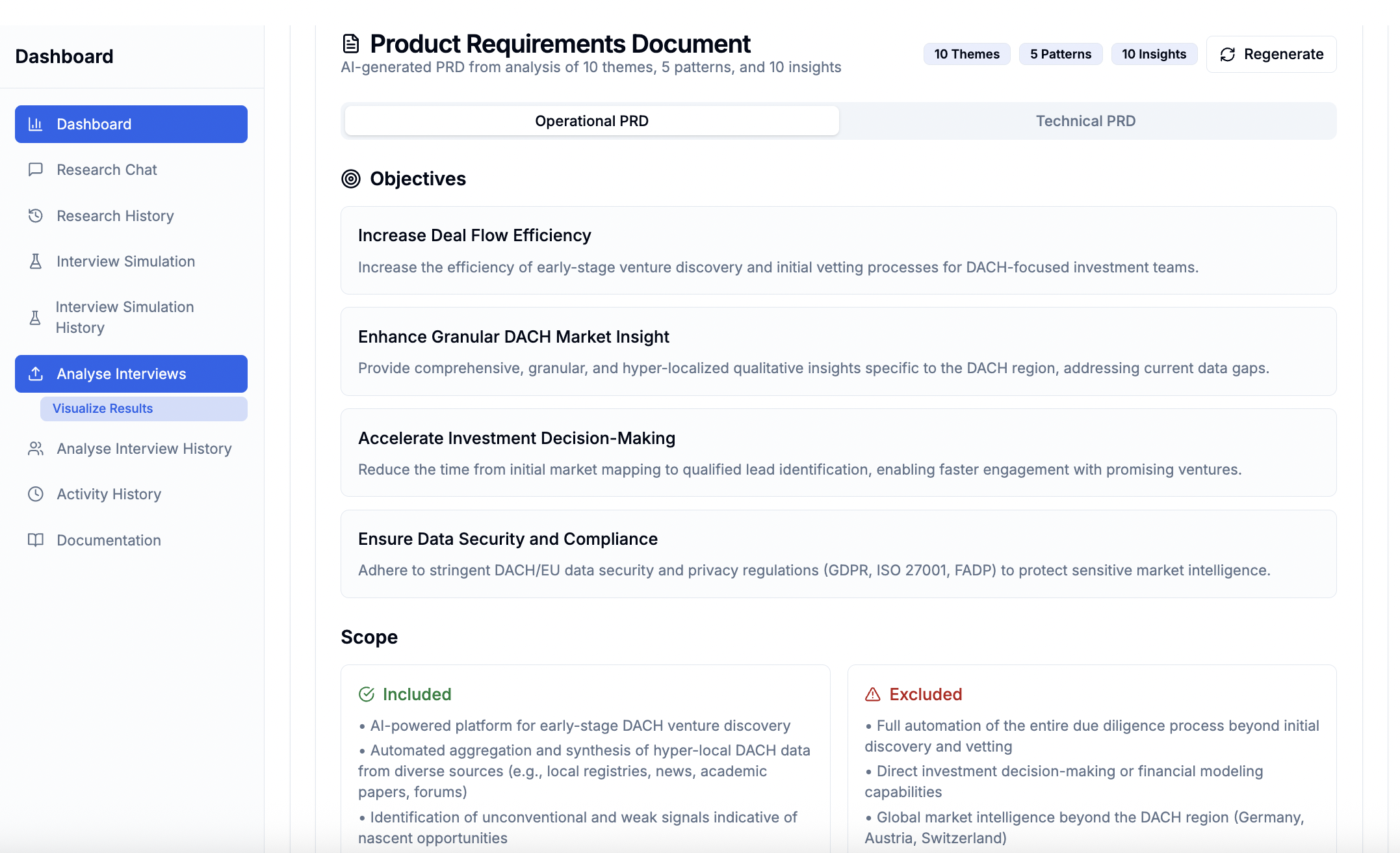 AxWise - AI User Discovery Engine gallery image