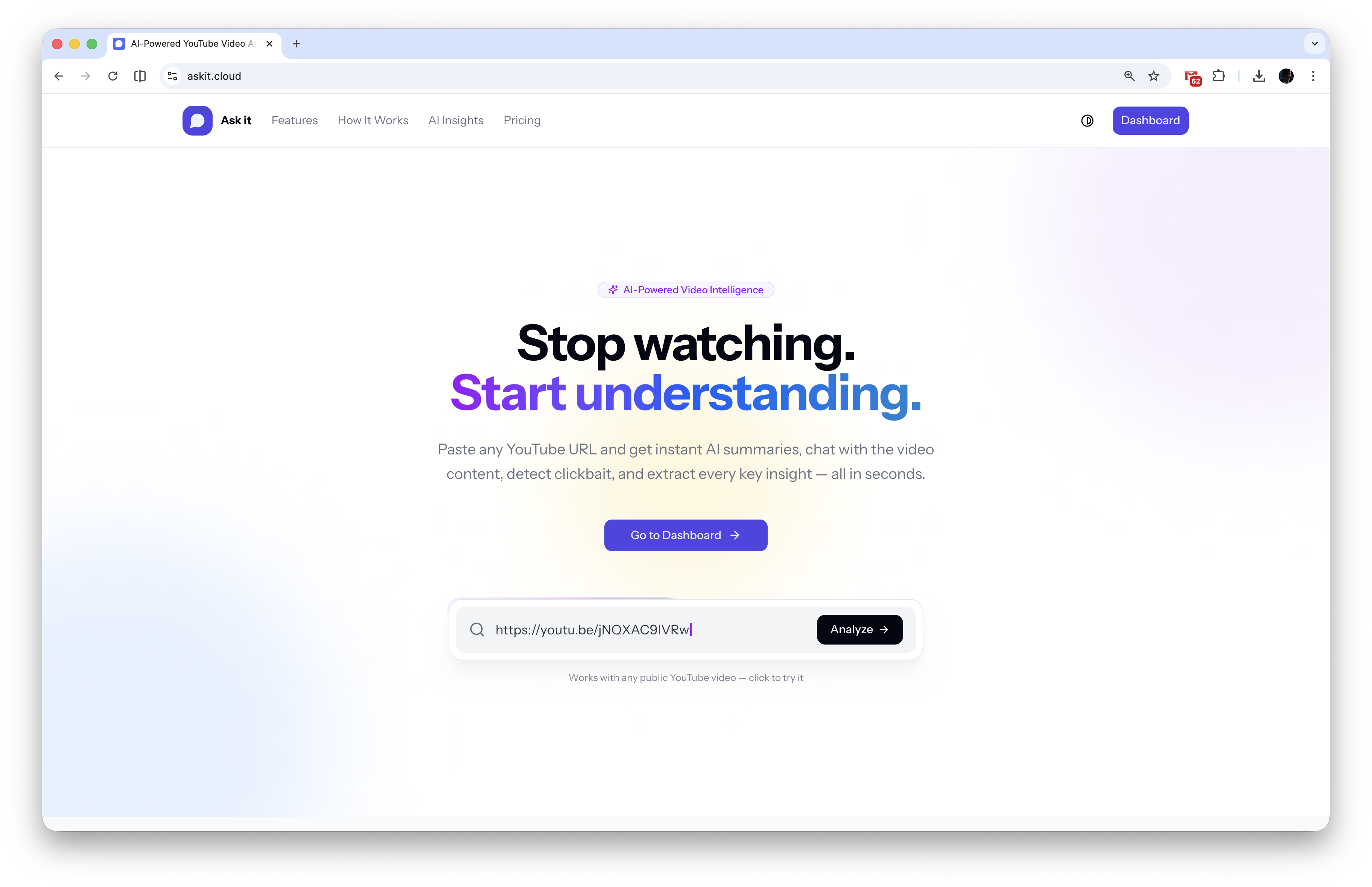 Ask it — Understand YouTube Faster gallery image