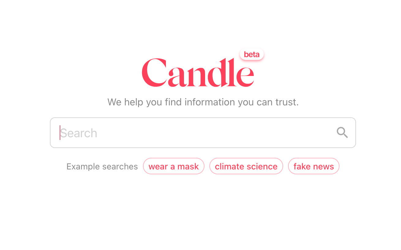 candle tor search engine