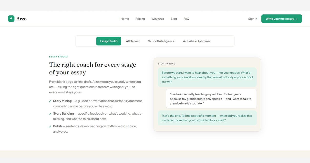 ARZO- College Application Coaching  gallery image